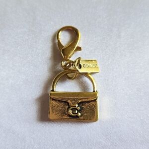 Coach Gold Key Holder Charm